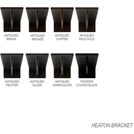 Ekena Millwork Heaton Hidden Support Steel Bracket w/ 6" Support Depth, Stainless Steel 3"W x 10"D x 2"H BKTM03X10X02HESS